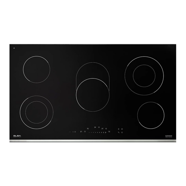 Elba Electric Hob Built-in Touch Control 90 cm Vitroceramic-Inox