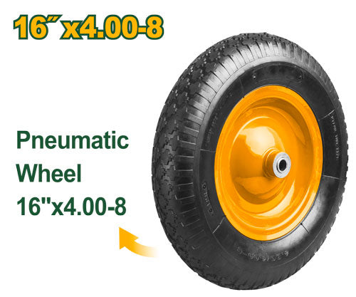 Jadever Pneumatic Wheel for Concrete Wheelbarrow