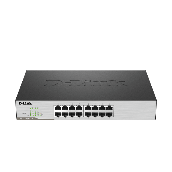 D-Link DGS-F1016P 16 Port Gigabit Unmanaged POE Swit