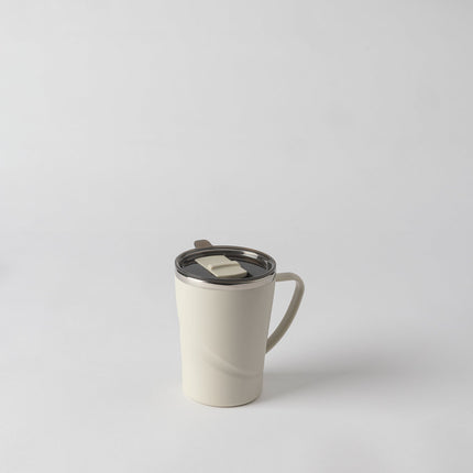 Emeline Beige Coffee Mug 480ml - Plastic & Metal
