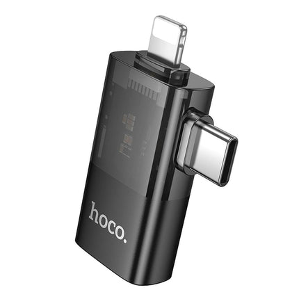 Hoco UA36E 2-in-1 OTG Adapter Lightning/USB-C to USB-A
