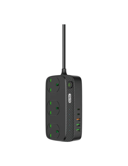 محول 8 في 1 2PD+3USB بطول 3 متر وقوة 52 واط - GD-B919 محول 8 في 1 2PD+3USB بطول 3 متر وقوة 52 واط - GD-B919