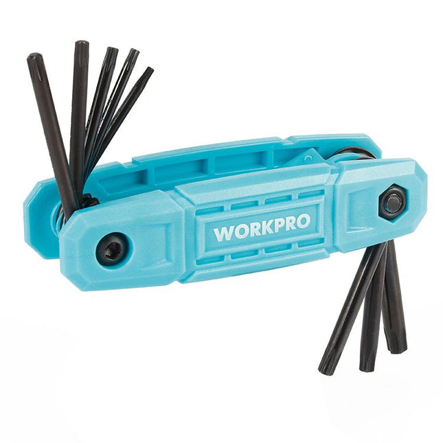 WORKPRO 8-Piece Folding Torx Key Set