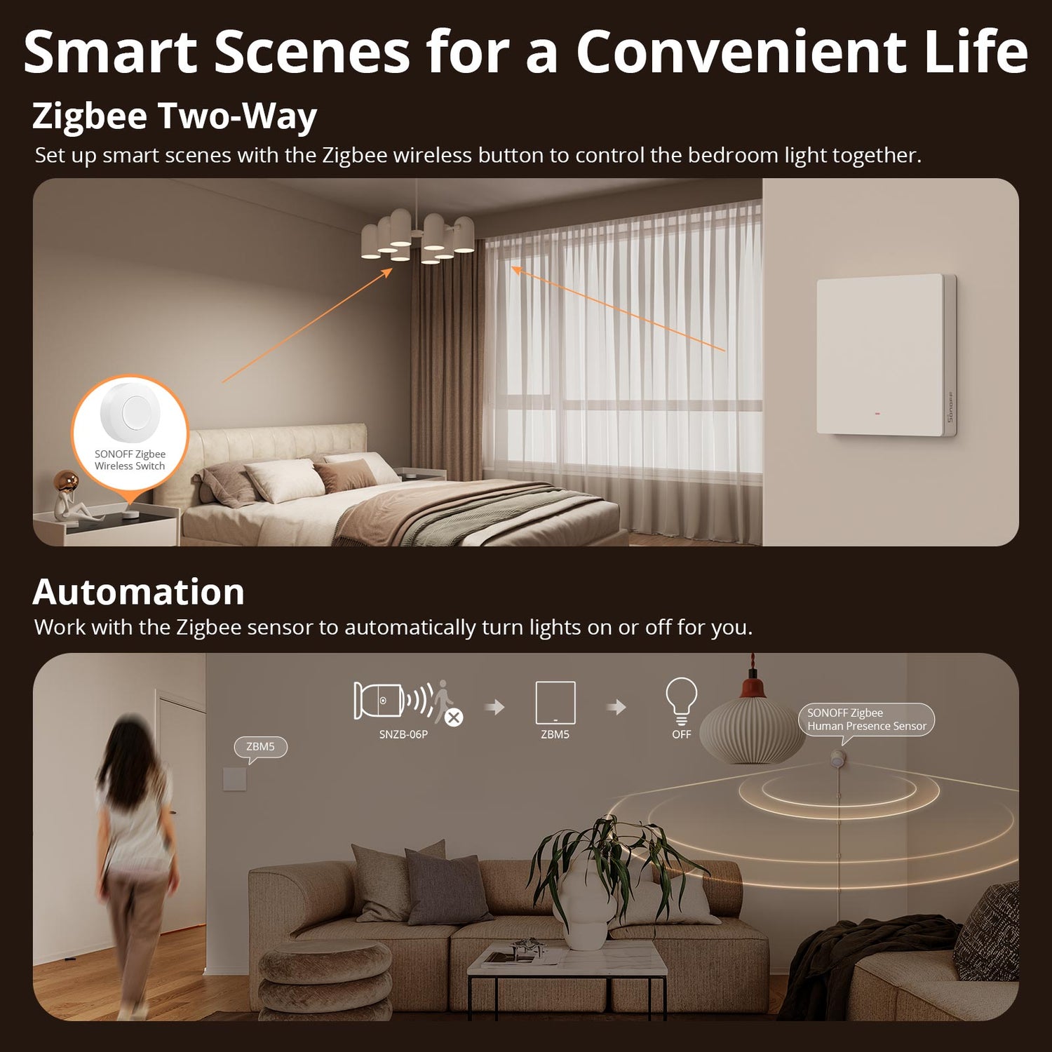 مفتاح جداري ذكي ZBM5 SwitchMan بتقنية Zigbee (3 مفاتيح، مقاس 86) مفتاح جداري ذكي ZBM5 SwitchMan بتقنية Zigbee (3 مفاتيح، مقاس 86)