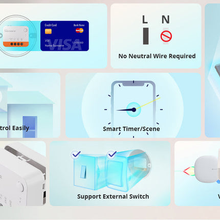 ZBMINIL2 SONOFF ZBMINI Extreme Zigbee Smart Switch ZBMINIL2