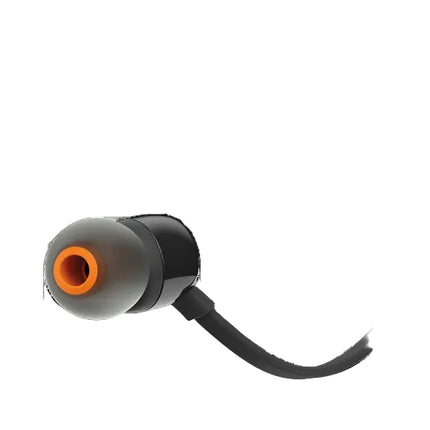 Tune 110 JBL TUNE110 - In-Ear Headphones with Pure Bass Sound, Black
