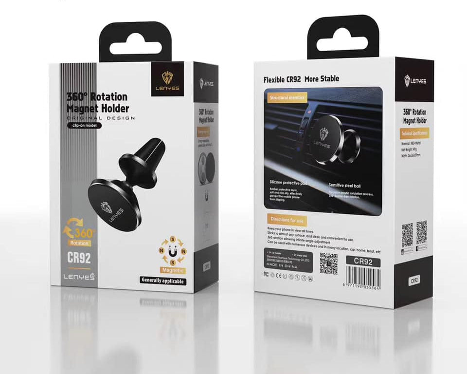 حامل للهاتف LENYES CR92 - لون أسود حامل للهاتف LENYES CR92 - لون أسود