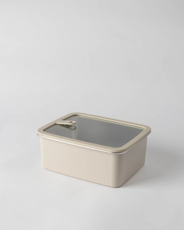Damia Steel Storage Container 3200ml Soft Beige