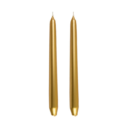 Karaca Gold Candle Holder Set 24cm - 2 Pieces