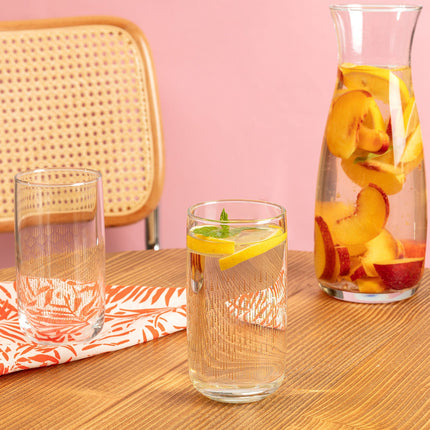Musette Golden Rain 4-Piece Beverage Glass Set