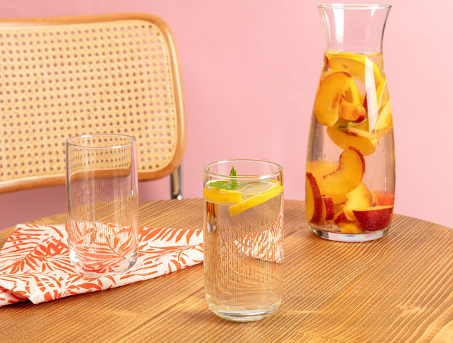 Musette Golden Rain 4-Piece Beverage Glass Set