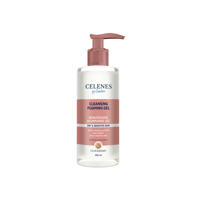 Celenes Cloudberry Foaming Gel Cleanser for Sensitive Skin
