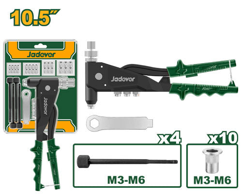  Jadever Rivet Nut Gun Kit with 40 Rivet Nuts