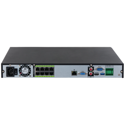 مسجل فيديو شبكي WizSense 8 قنوات 1U 8PoE 2HDD