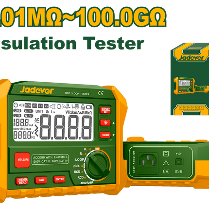 Jadever Electrical Insulation Tester (RCD/LOOP Tester)