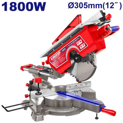 EMTOP 1800W 10" 2-in-1 Mitre and Table Saw