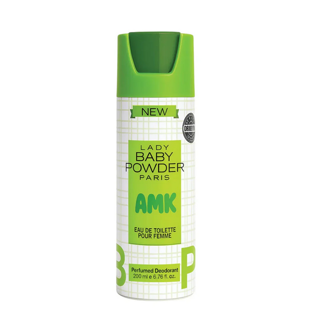 AMK Lady Baby Powder Deodorant Pour Femme Green 200ml