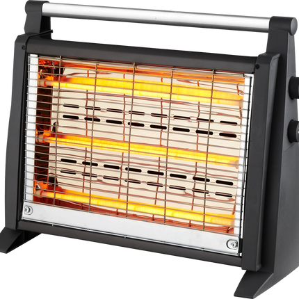Elecrtomatic Quartz Heater 1800 W 2 Heat Settings With Tip-over Switch
