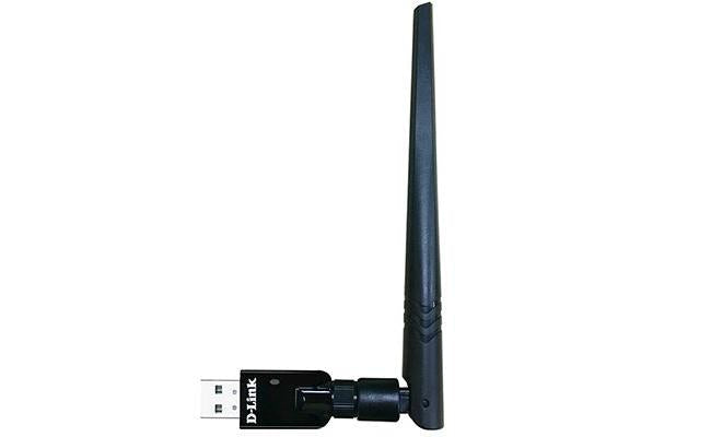 محول USB لاسلكي ثنائي النطاق AC600 من D-Link مع هوائي خارجي قابل للفصل محول USB لاسلكي ثنائي النطاق AC600 من D-Link مع هوائي خارجي قابل للفصل