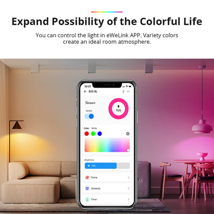 B05 SONOFF Wi-Fi Smart RGB LED Bulb