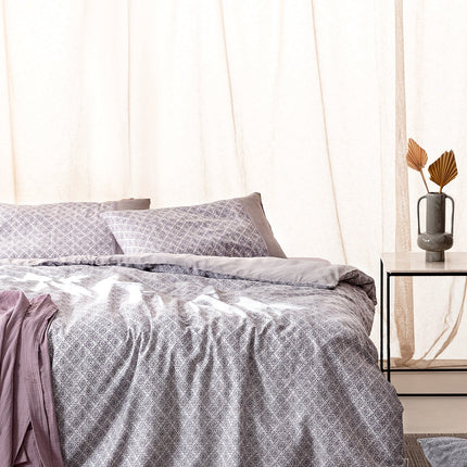 Clarice Coco Crepe Floral Duvet Cover Set Super King