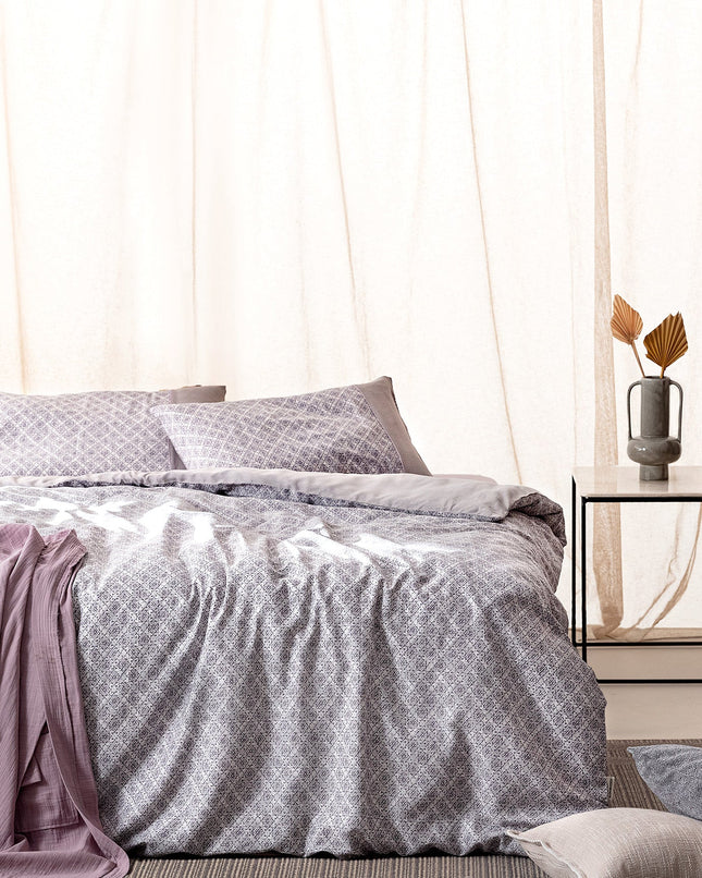 Clarice Coco Crepe Floral Duvet Cover Set Super King