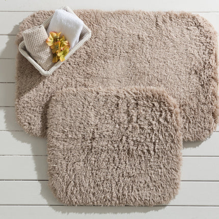 Sheep Bath Mat - Plush Camel Luxury Bathroom Rug