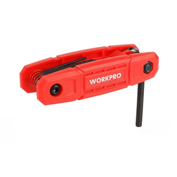 WORKPRO 9-Piece Folding Hex Key Set (SAE) WORKPRO 9-Piece Folding Hex Key Set (SAE)