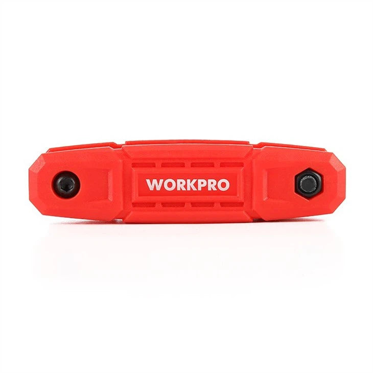WORKPRO 9-Piece Folding Hex Key Set (SAE) WORKPRO 9-Piece Folding Hex Key Set (SAE)