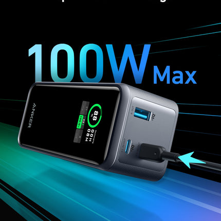 Anker Prime 20,000mAh Power Bank (200W), Ultra-High Capacity Portable Charger with 200W Total Output, 100W Fast Self-Recharge & Smart Digital Display (A1336)