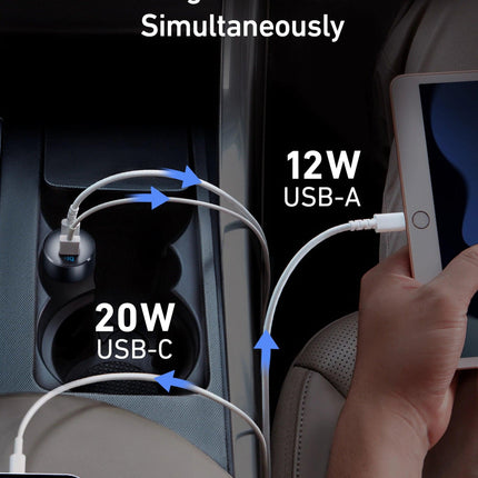 Anker 521 35W Dual-Port USB-C Car Charger