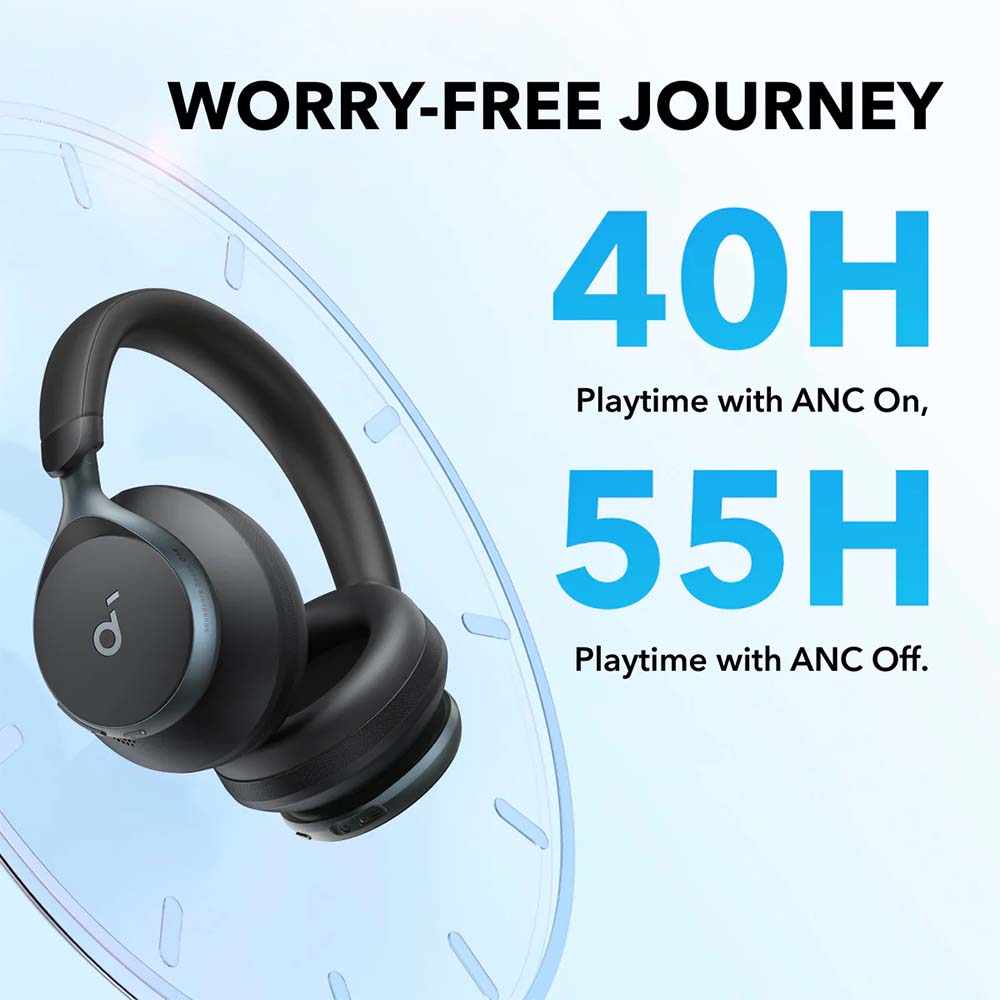 سماعات Anker Soundcore Space One — سماعات لاسلكية مع عزل نشط للضوضاء سماعات Anker Soundcore Space One — سماعات لاسلكية مع عزل نشط للضوضاء