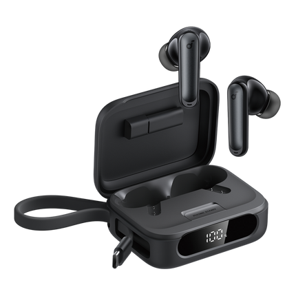 سماعات Soundcore P41i لاسلكية بالكامل — علبة شحن مدمجة ببطارية إضافية