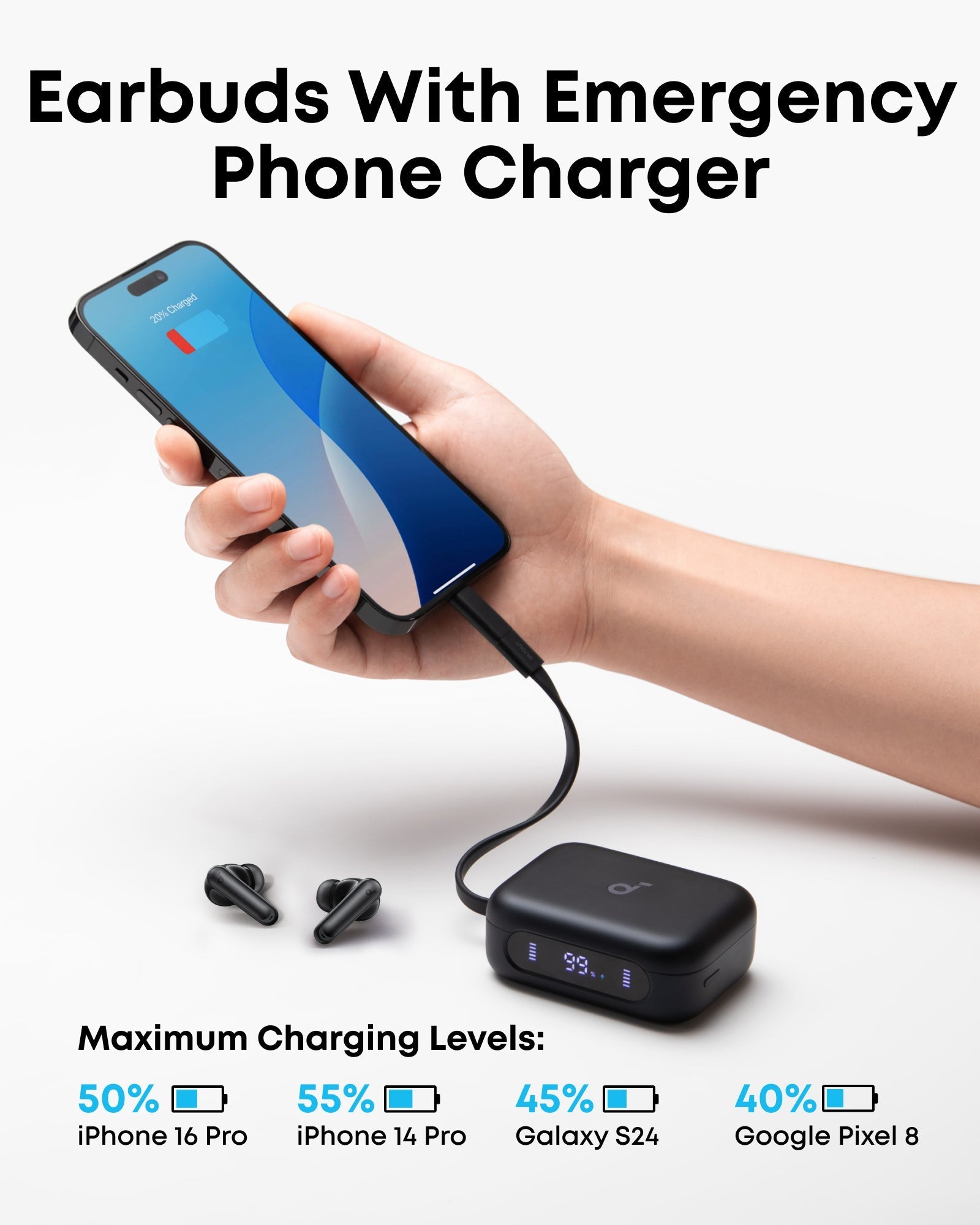 Anker Soundcore P41i N/C Earbuds with 3-in-1 Charging Case Anker Soundcore P41i N/C Earbuds with 3-in-1 Charging Case