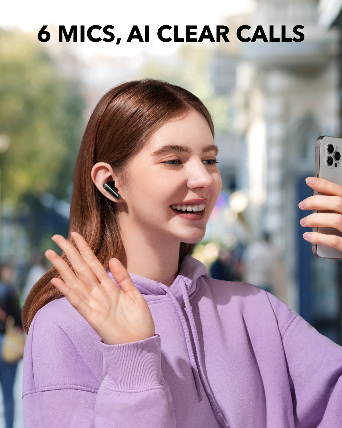 سماعات Soundcore P40i اللاسلكية بالكامل — تحكم ذكي بالضوضاء وشحن محمول سماعات Soundcore P40i اللاسلكية بالكامل — تحكم ذكي بالضوضاء وشحن محمول