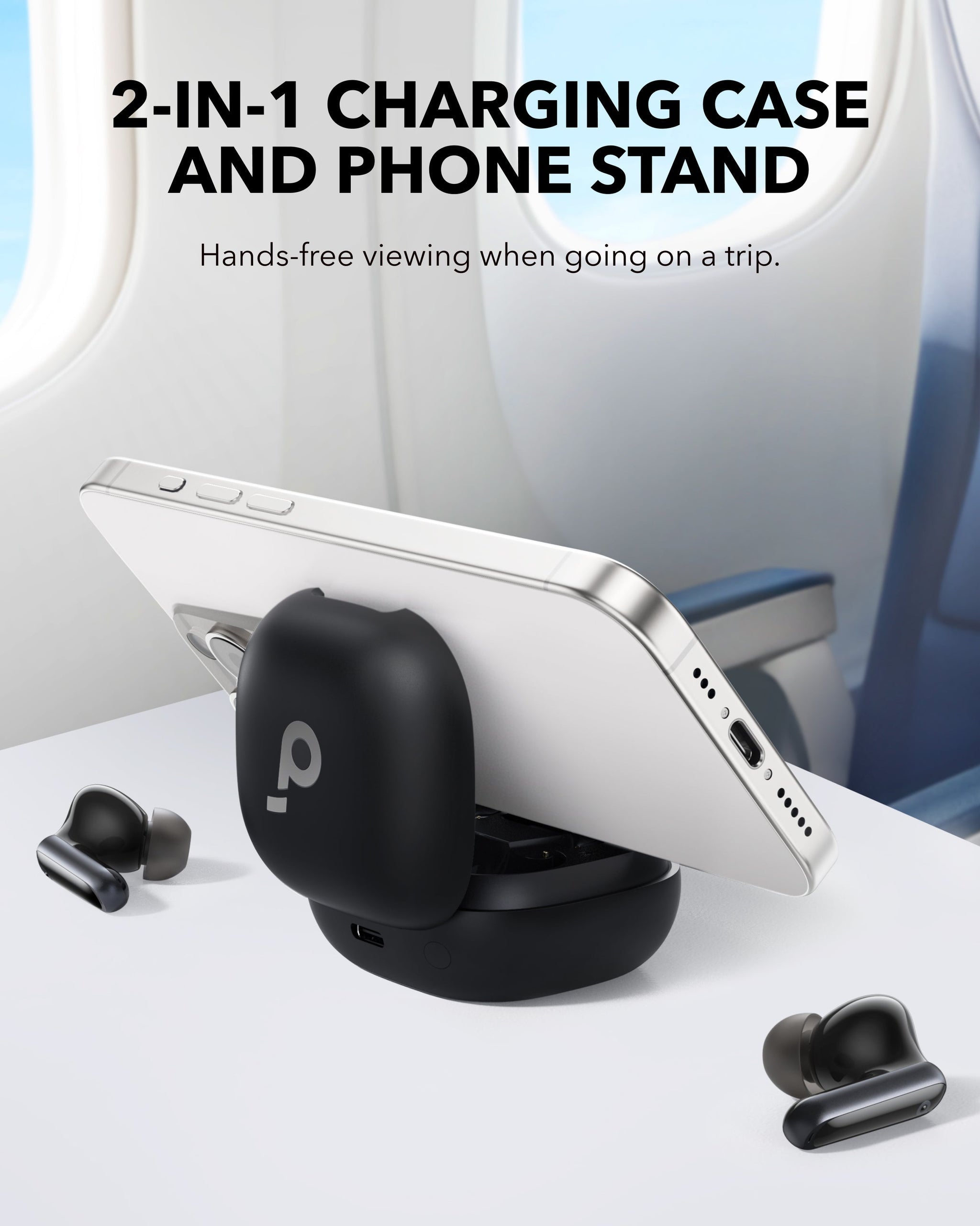 سماعات Soundcore P40i اللاسلكية بالكامل — تحكم ذكي بالضوضاء وشحن محمول سماعات Soundcore P40i اللاسلكية بالكامل — تحكم ذكي بالضوضاء وشحن محمول