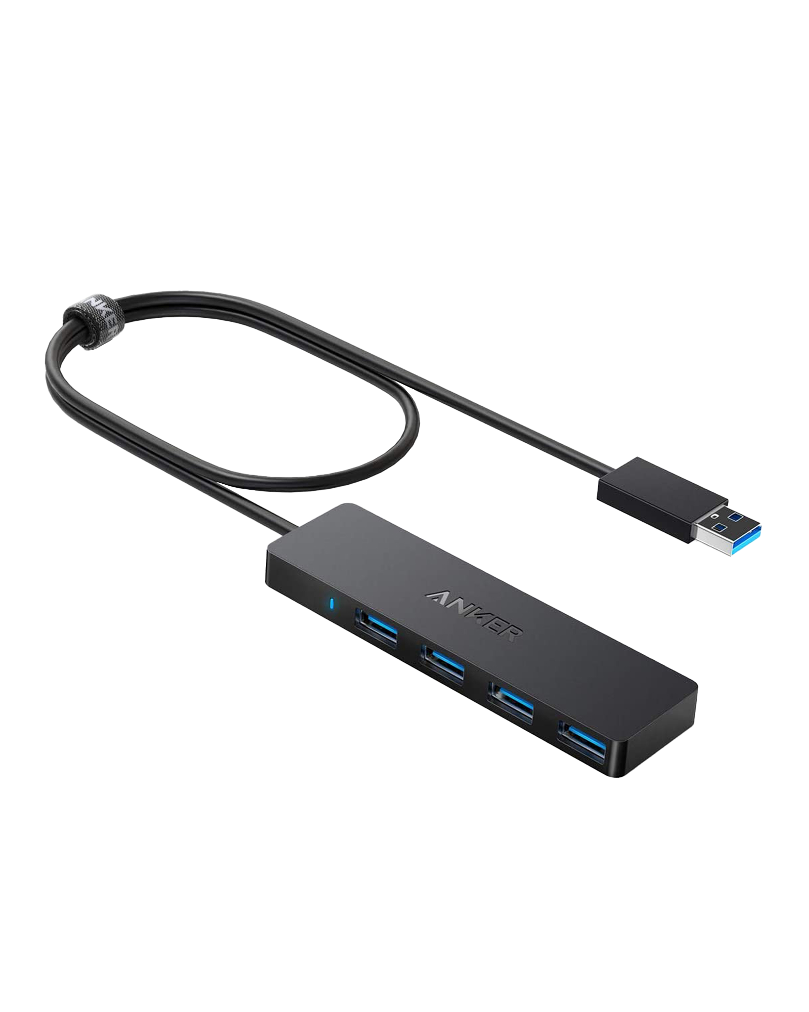 موزع منافذ أنكر (Anker) فائق النحافة بـ 4 منافذ USB 3.0 - نقل بيانات فائق السرعة وتصميم مدمج موزع منافذ أنكر (Anker) فائق النحافة بـ 4 منافذ USB 3.0 - نقل بيانات فائق السرعة وتصميم مدمج