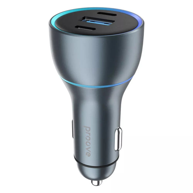 شاحن سيارة Proove Super Charge بقوة 130 واط (2 Type-C + USB)