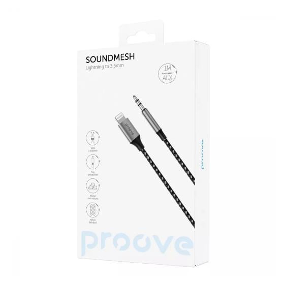 Proove SoundMesh كابل AUX Type-C إلى 3.5 مم (1 متر) Proove SoundMesh كابل AUX Type-C إلى 3.5 مم (1 متر)