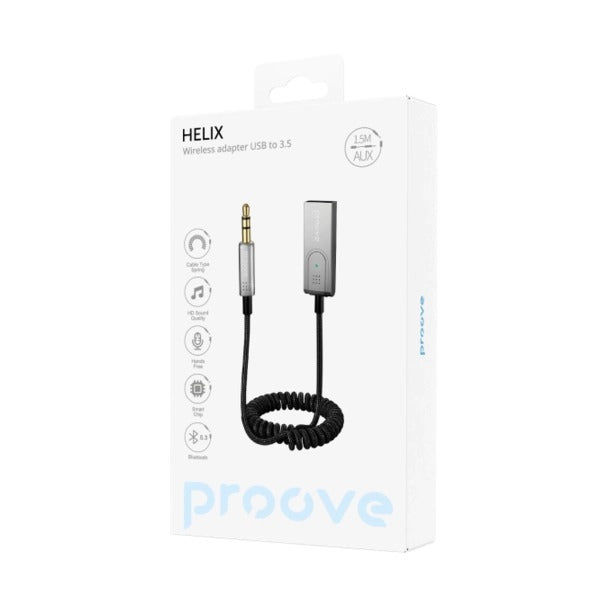 محول بلوتوث صوتي للسيارة Proove Helix محول بلوتوث صوتي للسيارة Proove Helix