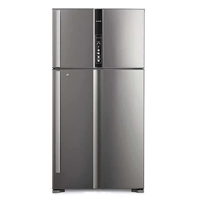 Hitachi 601L 2-Door Inverter Refrigerator with Dual Fan Cooling - Stylish Black (R-V860)
