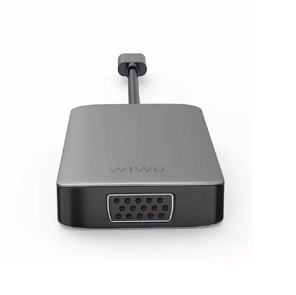موزع USB-C 5 في 1 من WIWU Alpha موزع USB-C 5 في 1 من WIWU Alpha