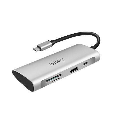 موزع USB-C WIWU Alpha 7 في 1 موزع USB-C WIWU Alpha 7 في 1