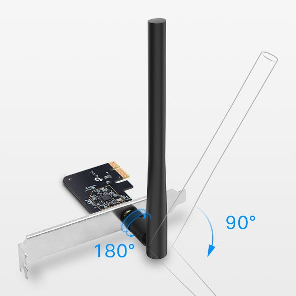 محول لاسلكي ثنائي النطاق عبر منفذ TP-Link Archer T2E- PCIe محول لاسلكي ثنائي النطاق عبر منفذ TP-Link Archer T2E- PCIe