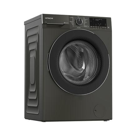 غسالة هيتاشي 9 كيلو تعبئة أمامية مع خاصية الكي بالبخار ومحرك إنفيرتر