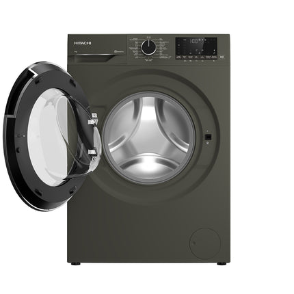 غسالة هيتاشي 9 كيلو تعبئة أمامية مع خاصية الكي بالبخار ومحرك إنفيرتر