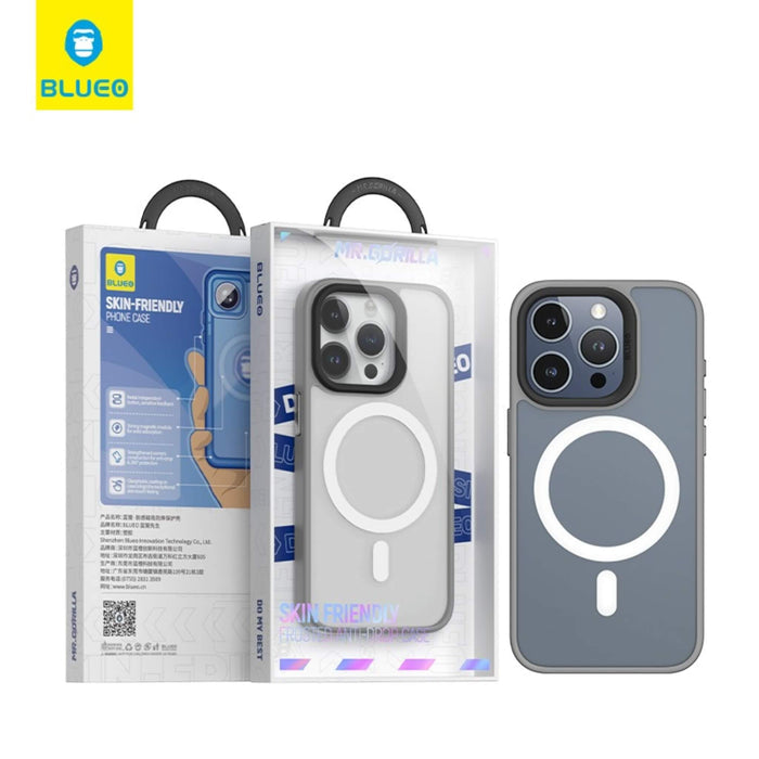 حافظة BLUEO BK5934 المقاوم للسقوط والمضاد للصدمات لهاتف iPhone 15 Pro Max (6.7 بوصة) - رمادي حافظة BLUEO BK5934 المقاوم للسقوط والمضاد للصدمات لهاتف iPhone 15 Pro Max (6.7 بوصة) - رمادي