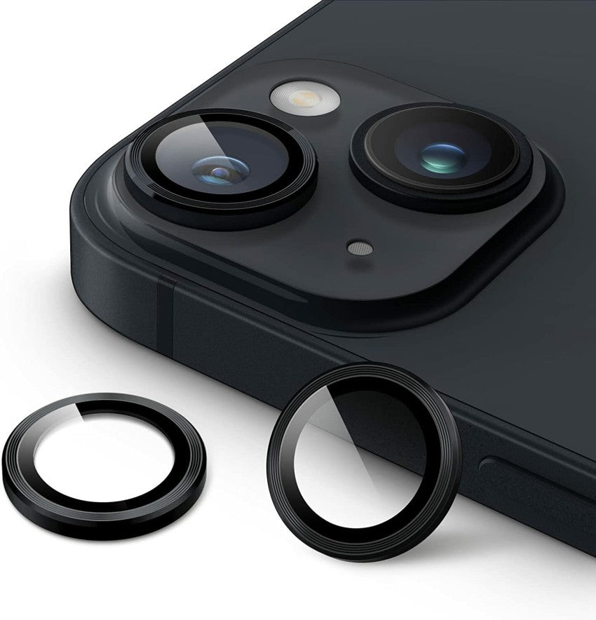 BLUEO NPB27 Original Metal Frame Lens Protector Glass (2 pcs/package) for iPhone 14 (6.1″/6.7″) - Black BLUEO NPB27 Original Metal Frame Lens Protector Glass (2 pcs/package) for iPhone 14 (6.1″/6.7″) - Black