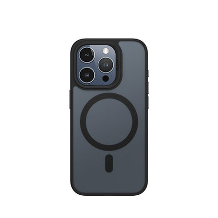 BLUEO BK5934 Skin-Friendly Frosted Anti-Drop Case with Magnetic for iPhone 15 (6.1″) - Black