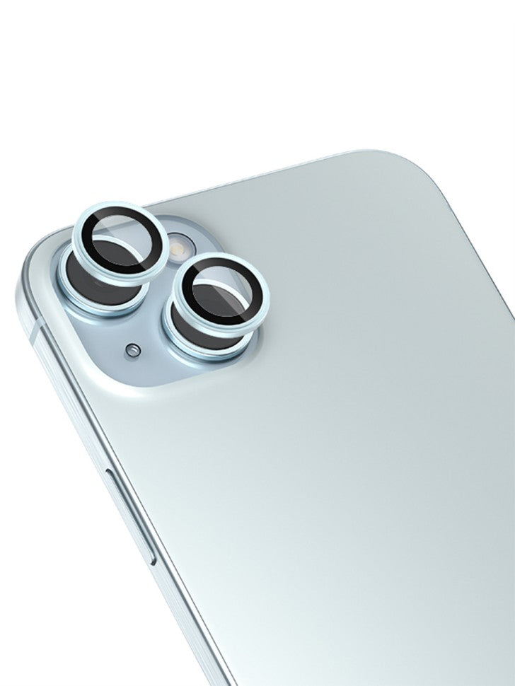 واقي عدسة زجاجي بإطار معدني أصلي من BLUEO NPB27 (قطعتان/عبوة) لهاتف iPhone 15 (6.1″/6.7″) - أزرق واقي عدسة زجاجي بإطار معدني أصلي من BLUEO NPB27 (قطعتان/عبوة) لهاتف iPhone 15 (6.1″/6.7″) - أزرق